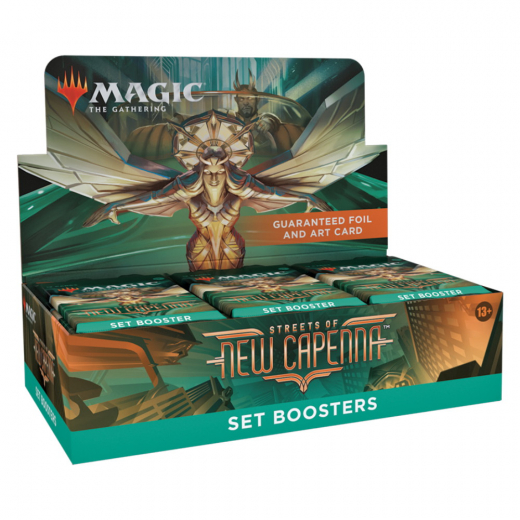 Magic: The Gathering - Streets of New Capenna Set Display i gruppen SELSKABSSPIL / Magic the Gathering hos Spelexperten (MAGC9518-DIS)