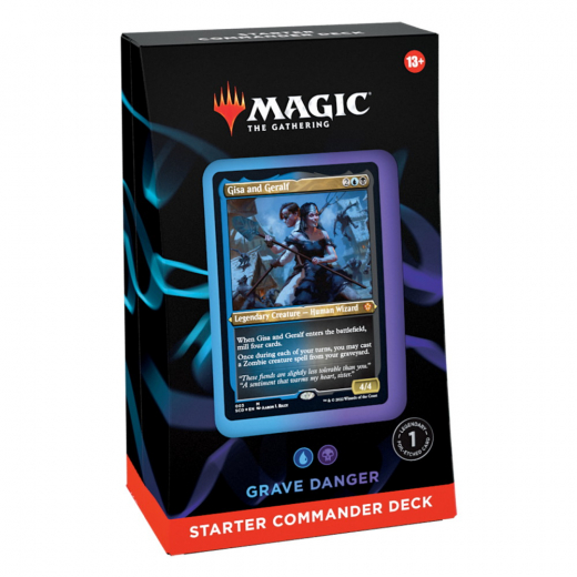 Magic: The Gathering - Grave Danger Starter Commander Deck 2022 i gruppen SELSKABSSPIL / Magic the Gathering hos Spelexperten (MAGC9923-GRA)