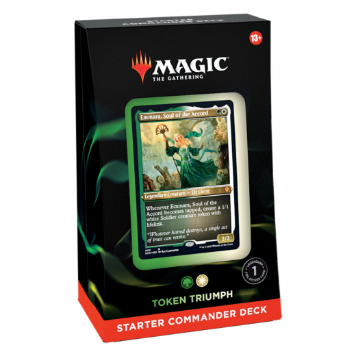 Magic: The Gathering - Token Triumph Starter Commander Deck 2022 i gruppen SELSKABSSPIL / Magic the Gathering hos Spelexperten (MAGC9923-TOK)