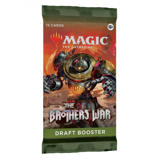 Magic: The Gathering - The Brothers' War Draft Booster i gruppen SELSKABSSPIL / Magic the Gathering hos Spelexperten (MAGD0306-BOS)