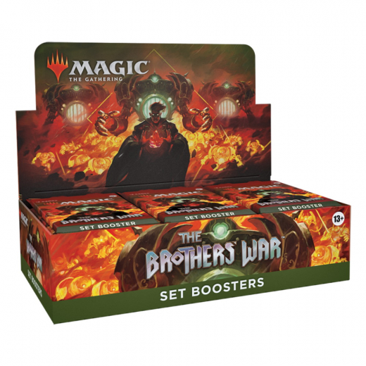 Magic: The Gathering - The Brothers' War Set Booster Display i gruppen SELSKABSSPIL / Magic the Gathering hos Spelexperten (MAGD0311-DIS)