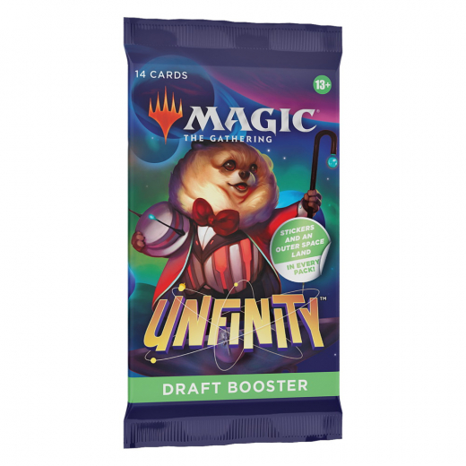 Magic: The Gathering - Unfinity Draft Booster i gruppen SELSKABSSPIL / Magic the Gathering hos Spelexperten (MAGD0379-BOS)