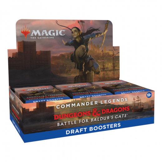 Magic: The Gathering - Battle for Baldur's Gate Draft Display i gruppen SELSKABSSPIL / Magic the Gathering hos Spelexperten (MAGD1003-DIS)