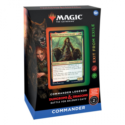 Magic: The Gathering - Exit From Exile Commander Deck i gruppen SELSKABSSPIL / Magic the Gathering hos Spelexperten (MAGD1007-EXI)