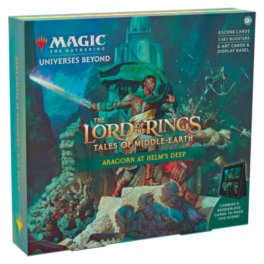 Magic: The Gathering - Lord of the Rings - Tales of Middle-earth: Aragorn at Helm's Deep i gruppen SELSKABSSPIL / Magic the Gathering hos Spelexperten (MAGD1526-ARA)