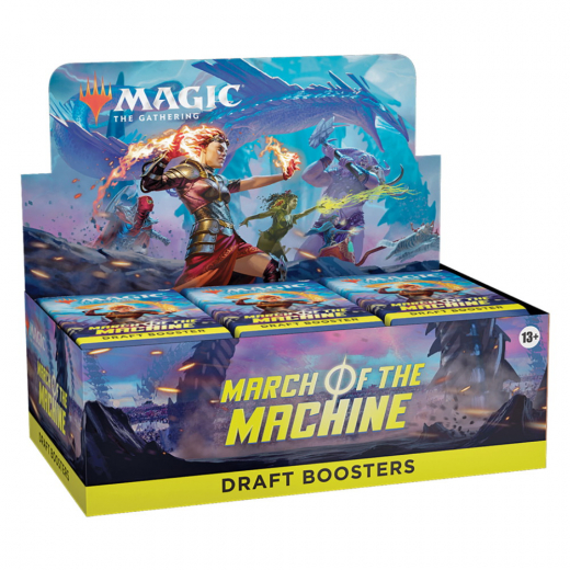 Magic: The Gathering - March of the Machine Draft Display i gruppen SELSKABSSPIL / Magic the Gathering hos Spelexperten (MAGD1787-DIS)