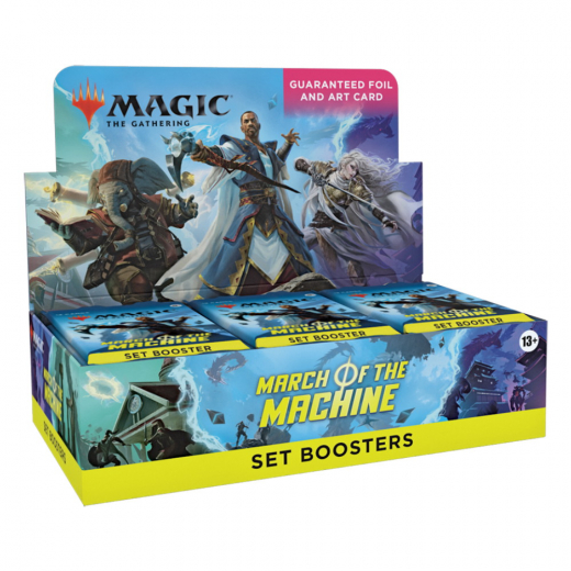 Magic: The Gathering - March of the Machine Set Display i gruppen SELSKABSSPIL / Magic the Gathering hos Spelexperten (MAGD1790-DIS)