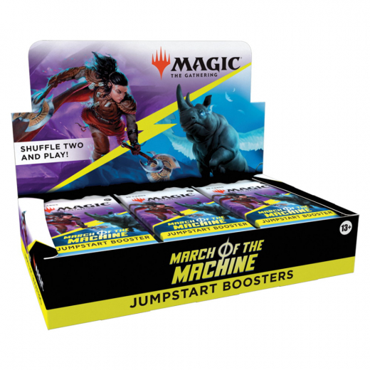 Magic: The Gathering - March of the Machine Jumpstart Display i gruppen SELSKABSSPIL / Magic the Gathering hos Spelexperten (MAGD1793-DIS)