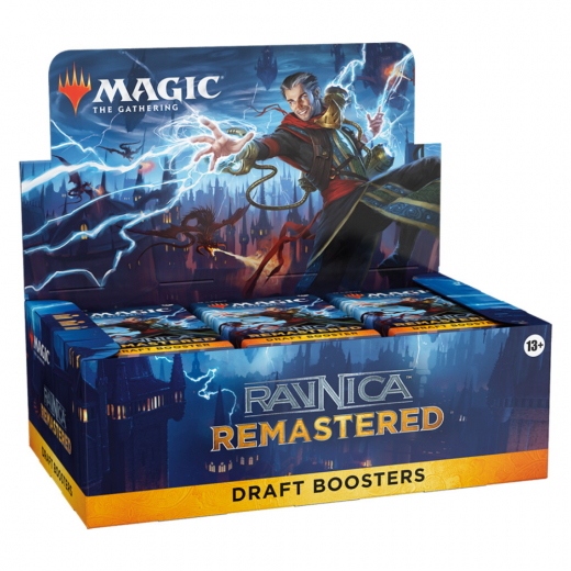 Magic: The Gathering - Ravnica Remastered Draft Booster Display i gruppen SELSKABSSPIL / Magic the Gathering hos Spelexperten (MAGD2376-DIS)