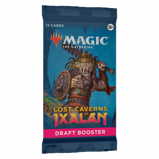 Magic: The Gathering - The Lost Caverns of Ixalan Draft Booster Pack i gruppen SELSKABSSPIL / Magic the Gathering hos Spelexperten (MAGD2388-BOS)