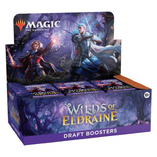 Magic: The Gathering - Wilds of Eldraine Draft Booster Display i gruppen SELSKABSSPIL / Magic the Gathering hos Spelexperten (MAGD2465-DIS)
