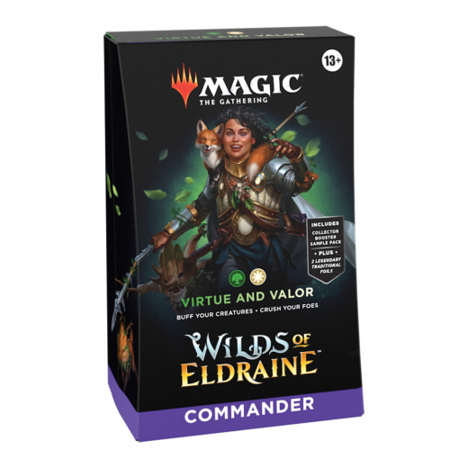 Magic: The Gathering - Virtue and Valor Commander Deck i gruppen SELSKABSSPIL / Magic the Gathering hos Spelexperten (MAGD2470-VIR)