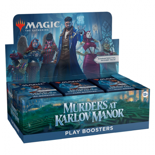 Magic: The Gathering - Murders at Karlov Manor Play Booster Display i gruppen SELSKABSSPIL / Magic the Gathering hos Spelexperten (MAGD3025-DIS)