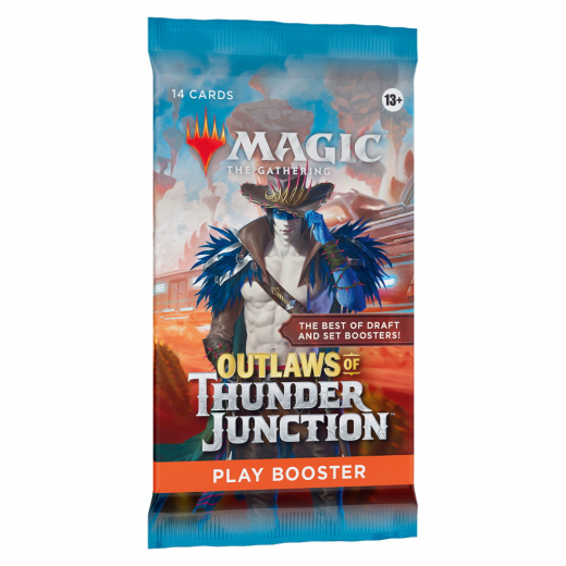Magic: The Gathering - Outlaws of Thunder Junction Play Booster Pack i gruppen SELSKABSSPIL / Magic the Gathering hos Spelexperten (MAGD3260-BOS)