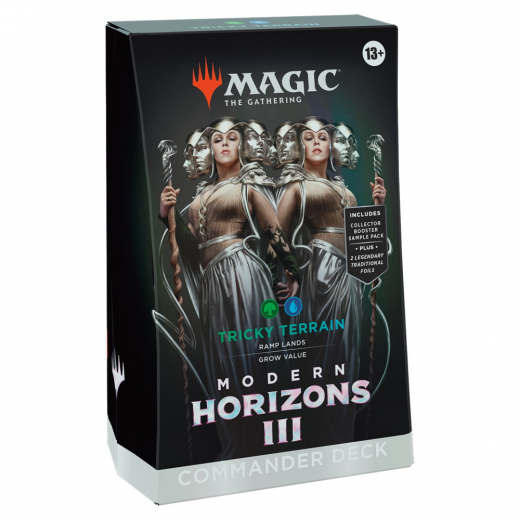 Magic: The Gathering - Tricky Terrain Commander Deck i gruppen  hos Spelexperten (MAGD3293-TRI)
