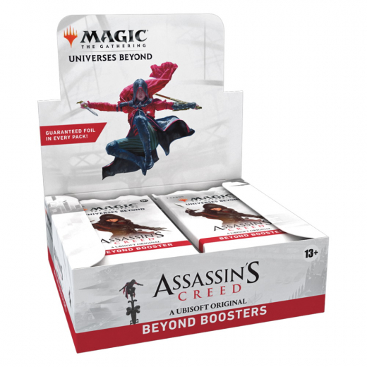 Magic: The Gathering - Assassin's Creed Beyond Booster Display i gruppen SELSKABSSPIL / Magic the Gathering hos Spelexperten (MAGD3583-DIS)