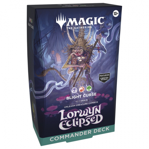 Magic: The Gathering - Blight Curse Commander Deck i gruppen SELSKABSSPIL / Magic the Gathering hos Spelexperten (MAGD5075-BLI)