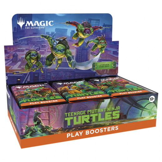 Magic: The Gathering - Teenage Mutant Ninja Turtles Play Booster Display i gruppen SELSKABSSPIL / Magic the Gathering hos Spelexperten (MAGD5163-DIS)
