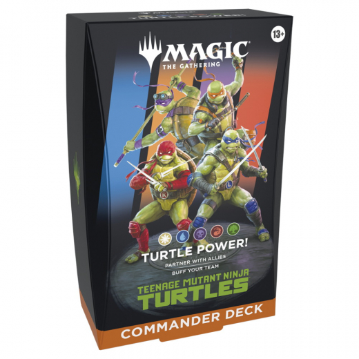 Magic: The Gathering - Turtle Power! Commander Deck i gruppen SELSKABSSPIL / Magic the Gathering hos Spelexperten (MAGD5169)
