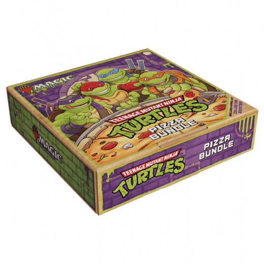 Magic: The Gathering - Teenage Mutant Ninja Turtles Pizza Bundle i gruppen SELSKABSSPIL / Magic the Gathering hos Spelexperten (MAGD5171)
