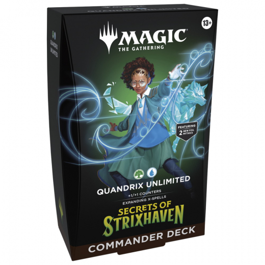Magic: The Gathering - Quandrix Unlimited Commander Deck i gruppen SELSKABSSPIL / Magic the Gathering hos Spelexperten (MAGD5339-QUA)
