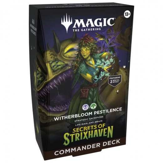 Magic: The Gathering - Witherbloom Pestilence Commander Deck i gruppen SELSKABSSPIL / Magic the Gathering hos Spelexperten (MAGD5339-WIT)