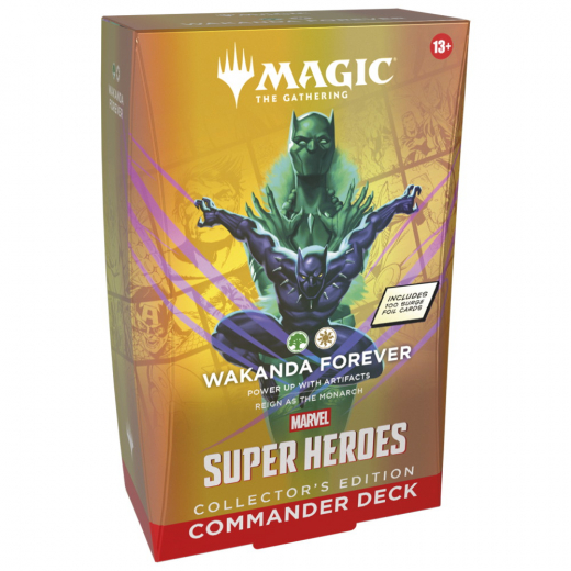 Magic: The Gathering - Wakanda Forever Commander Deck - Collector's Edition i gruppen SELSKABSSPIL / Magic the Gathering hos Spelexperten (MAGD5362-WAK)