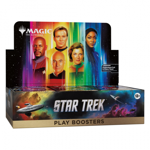 Magic: The Gathering - Star Trek Play Booster Display i gruppen SELSKABSSPIL / Magic the Gathering hos Spelexperten (MAGD5894-DIS)