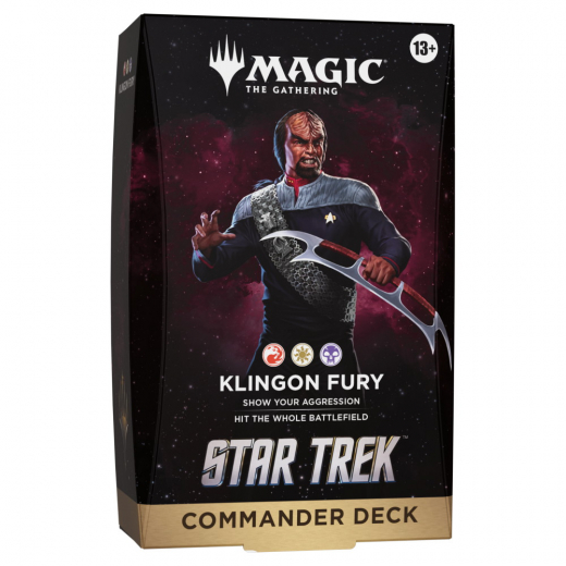 Magic: The Gathering - Klingon Fury - Star Trek Commander Deck i gruppen SELSKABSSPIL / Magic the Gathering hos Spelexperten (MAGD5899-KLI)