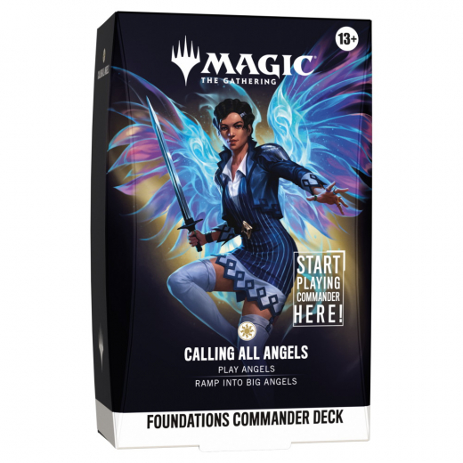 Magic: The Gathering - Calling All Angels - Foundations Commander Deck i gruppen SELSKABSSPIL / Magic the Gathering hos Spelexperten (MAGD5931-CAL)