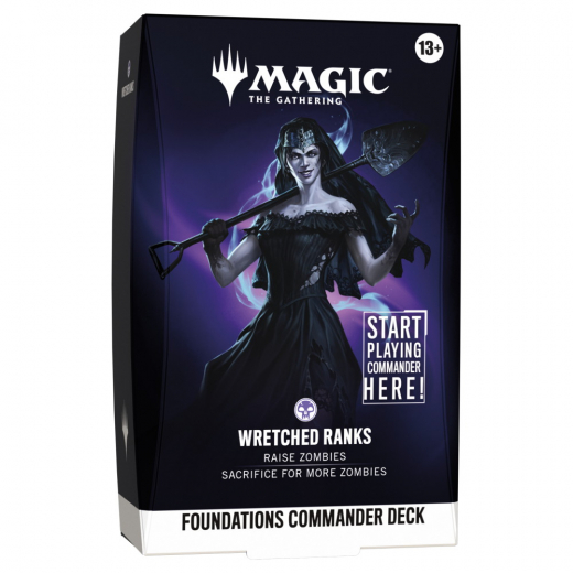 Magic: The Gathering - Wretched Ranks - Foundations Commander Deck i gruppen SELSKABSSPIL / Magic the Gathering hos Spelexperten (MAGD5931-WRE)