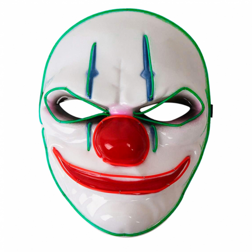 Led Mask Clown i gruppen LEGETØJ / Maskerade / Masker hos Spelexperten (MAS-N04)