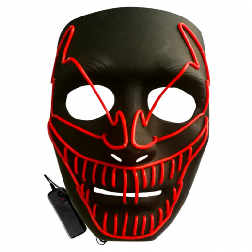 Led Mask hard i gruppen LEGETØJ / Maskerade / Masker hos Spelexperten (MAS-N16)