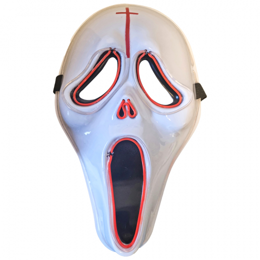 Led Mask Scream i gruppen LEGETØJ / Maskerade / Masker hos Spelexperten (MAS-N59)