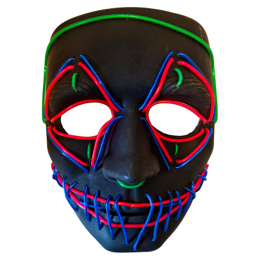 Led Mask Demon i gruppen LEGETØJ / Maskerade / Masker hos Spelexperten (MAS-N62)