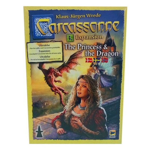 Carcassonne Expansion - The Princess and the Dragon (DK) i gruppen SELSKABSSPIL / Udvidelser hos Spelexperten (MDG012)