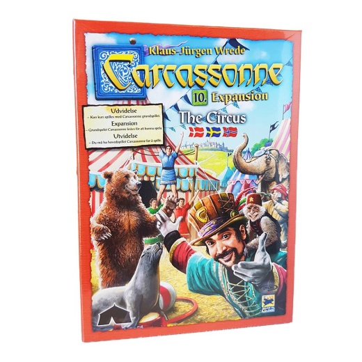 Carcassonne Expansion - The Circus (DK) i gruppen SELSKABSSPIL / Udvidelser hos Spelexperten (MDG019)