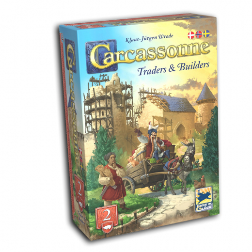 Carcassonne: Traders & Builders (Exp.) (DK) i gruppen SELSKABSSPIL / Spilserier / Carcassonne hos Spelexperten (MDG062)