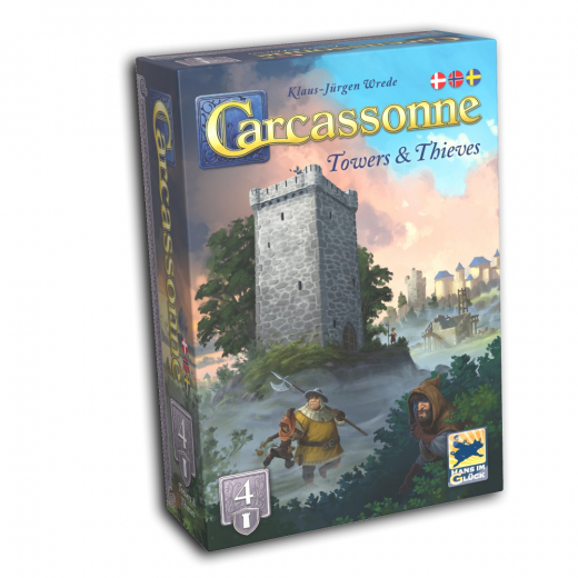 Carcassonne: Towers & Thieves (Exp.) (DK) i gruppen SELSKABSSPIL / Spilserier / Carcassonne hos Spelexperten (MDG064)