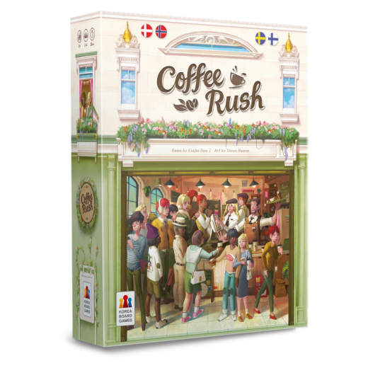 Coffee Rush (DK) i gruppen SELSKABSSPIL / Strategispil hos Spelexperten (MDG410)