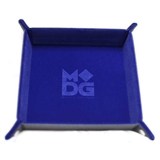 Dice Tray Velvet - Blue i gruppen SELSKABSSPIL / Tilbehør hos Spelexperten (MET0532)