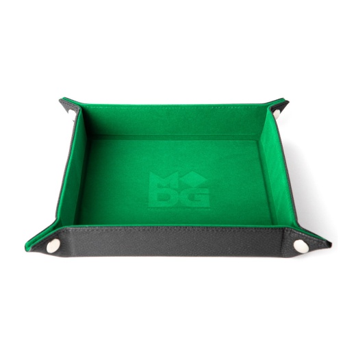 Dice Tray Velvet - Green i gruppen SELSKABSSPIL / Tilbehør hos Spelexperten (MET0535)