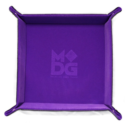 Dice Tray Velvet - Purple i gruppen SELSKABSSPIL / Tilbehør hos Spelexperten (MET0537)