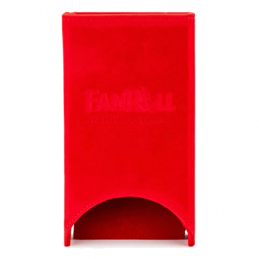 Velvet Fold Up Dice Tower - Red i gruppen SELSKABSSPIL / Tilbehør / Terninger & tilbehør hos Spelexperten (MET0541)