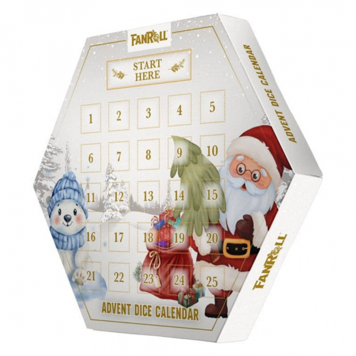 Advent Dice Calendar 2026 - Metallic Dice Games i gruppen SELSKABSSPIL / Tilbehør / Terninger & tilbehør hos Spelexperten (MET1006)