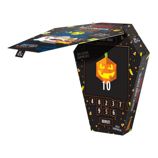 Dungeons & Dragons Halloween Haunt Advent Calendar 2025 i gruppen SELSKABSSPIL / Tilbehør / Terninger & tilbehør hos Spelexperten (MET1014)