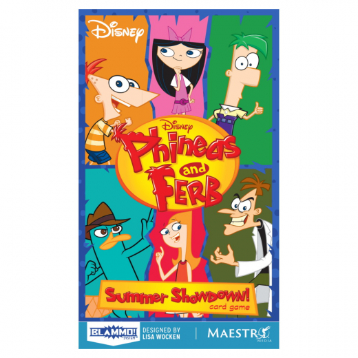 Disney's Phineas and Ferb: Summer Showdown i gruppen SELSKABSSPIL / Kortspil hos Spelexperten (MMBLAPF01)