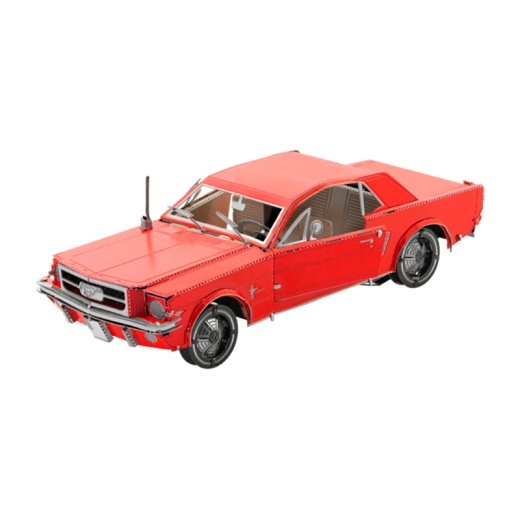 Metal Earth 1965 Ford Mustang Coupe Red i gruppen PUSLESPIL / Modelbygning hos Spelexperten (MMS056C)