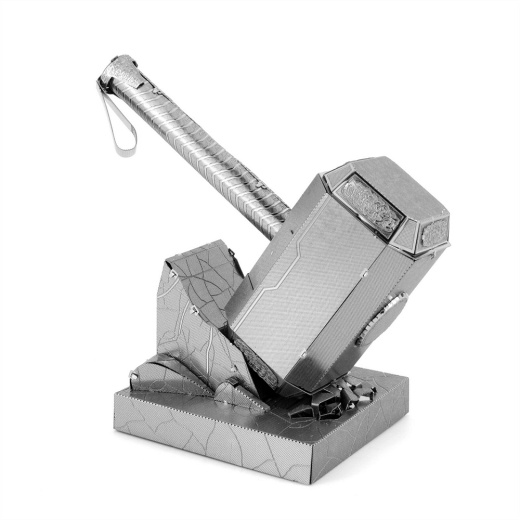 Metal Earth - Marvel Thor's Hammer, Mjolnir i gruppen PUSLESPIL / Modelbygning hos Spelexperten (MMS320)