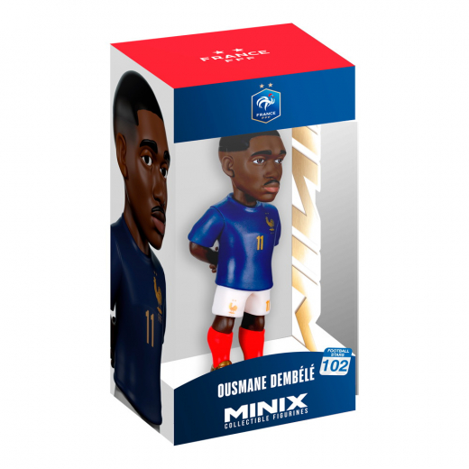 Minix - Ousmane Dembélé, France - Fotball Stars 102 i gruppen LEGETØJ / Figurer og legesæt hos Spelexperten (MNX22519)